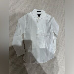 J crew ludlow tuxedo shirt white 4-5